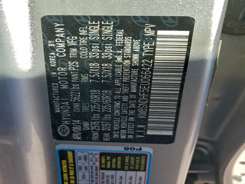 2014 HYUNDAI SANTA FE G #3312482622