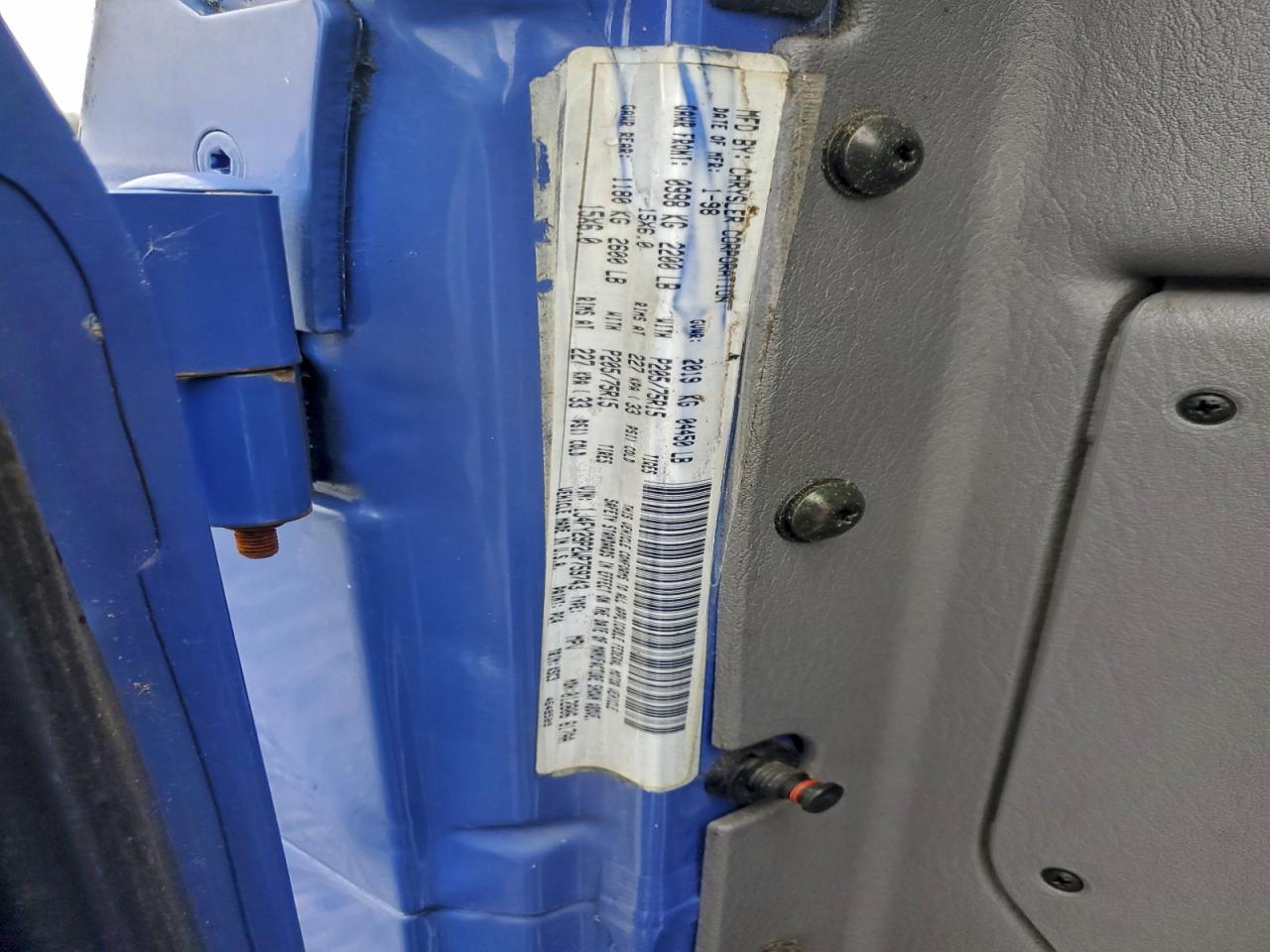 Lot #3308308161 1998 JEEP WRANGLER /