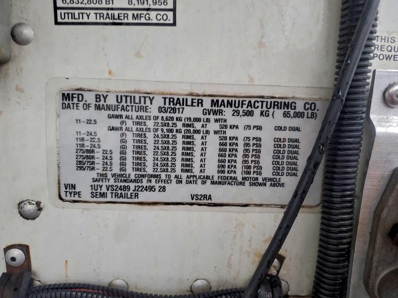 2018 UTILITY VS2RA #3308324232