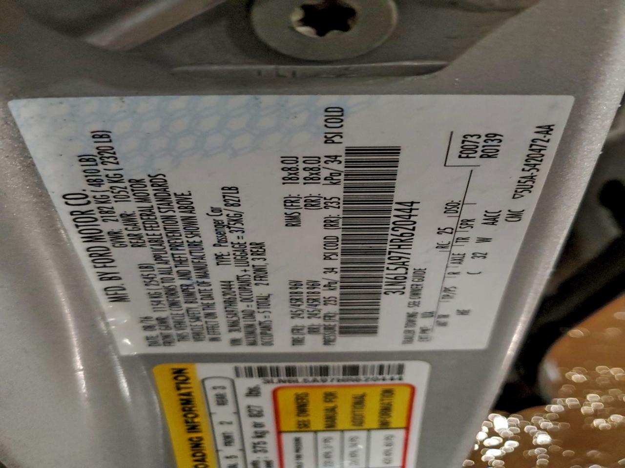 LINCOLN MKZ PREMIERE