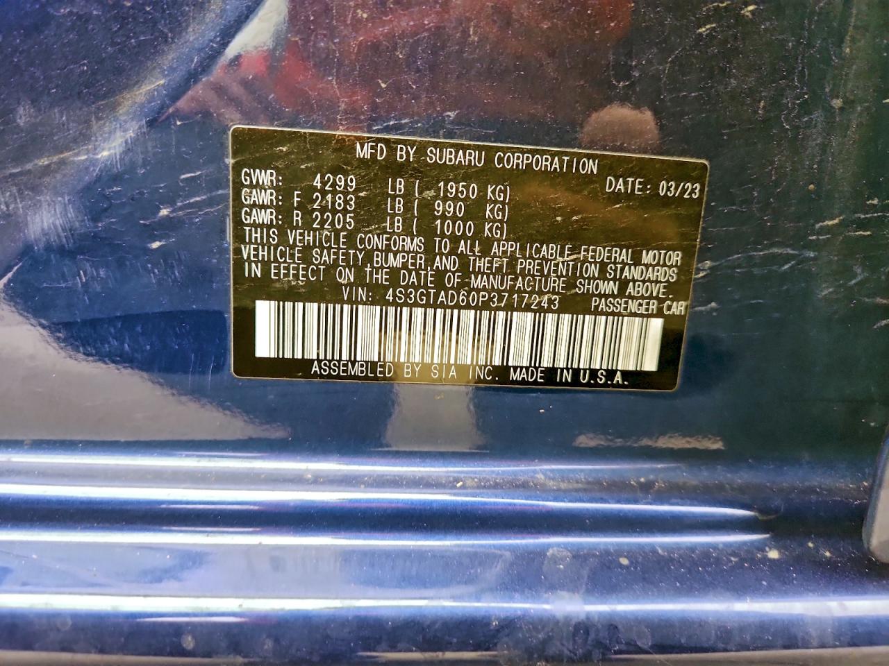 SUBARU IMPREZA PREMIUM