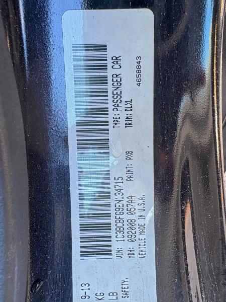 2014 CHRYSLER 200 LIMITE #3303594950