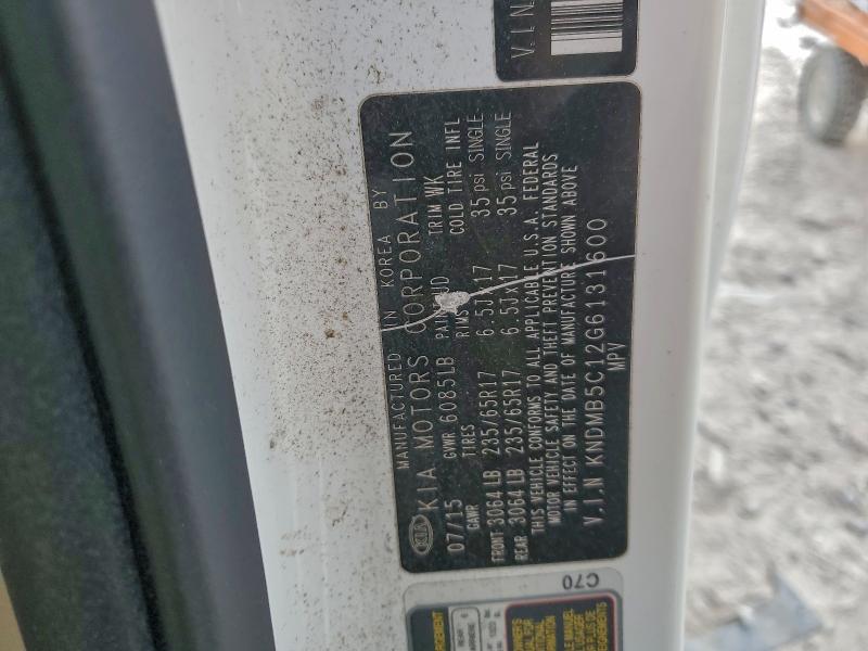 2016 KIA SEDONA LX #3317933963