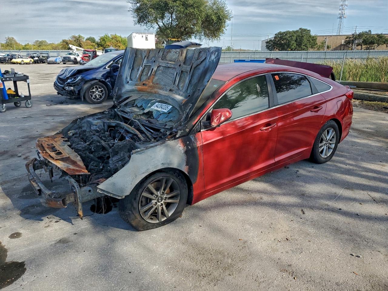 Lot #3315909101 2017 HYUNDAI SONATA SE
