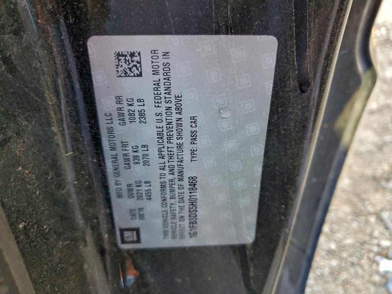 2017 CHEVROLET CAMARO LT #3301792327