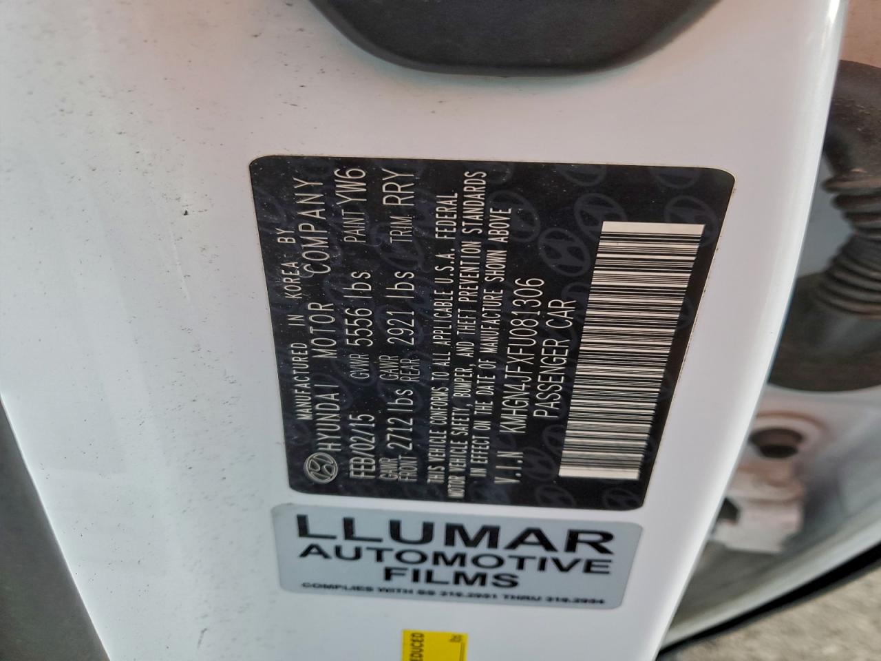 HYUNDAI GENESIS 5.0L