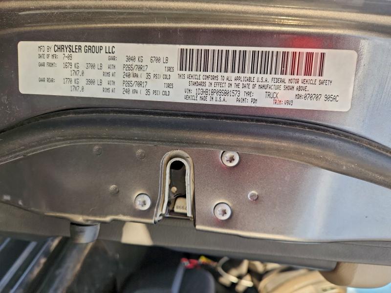 2009 DODGE RAM 1500 #3311565239