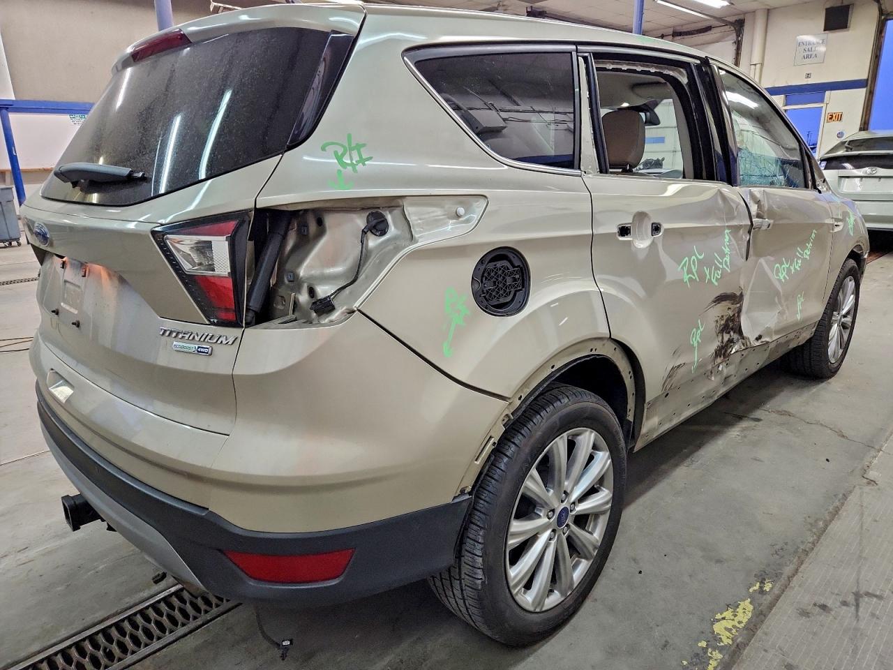 Lot #3308255157 2018 FORD ESCAPE TIT