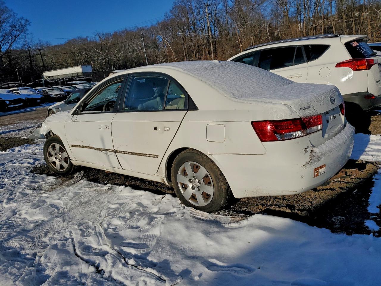 Lot #3317170132 2008 HYUNDAI SONATA GLS