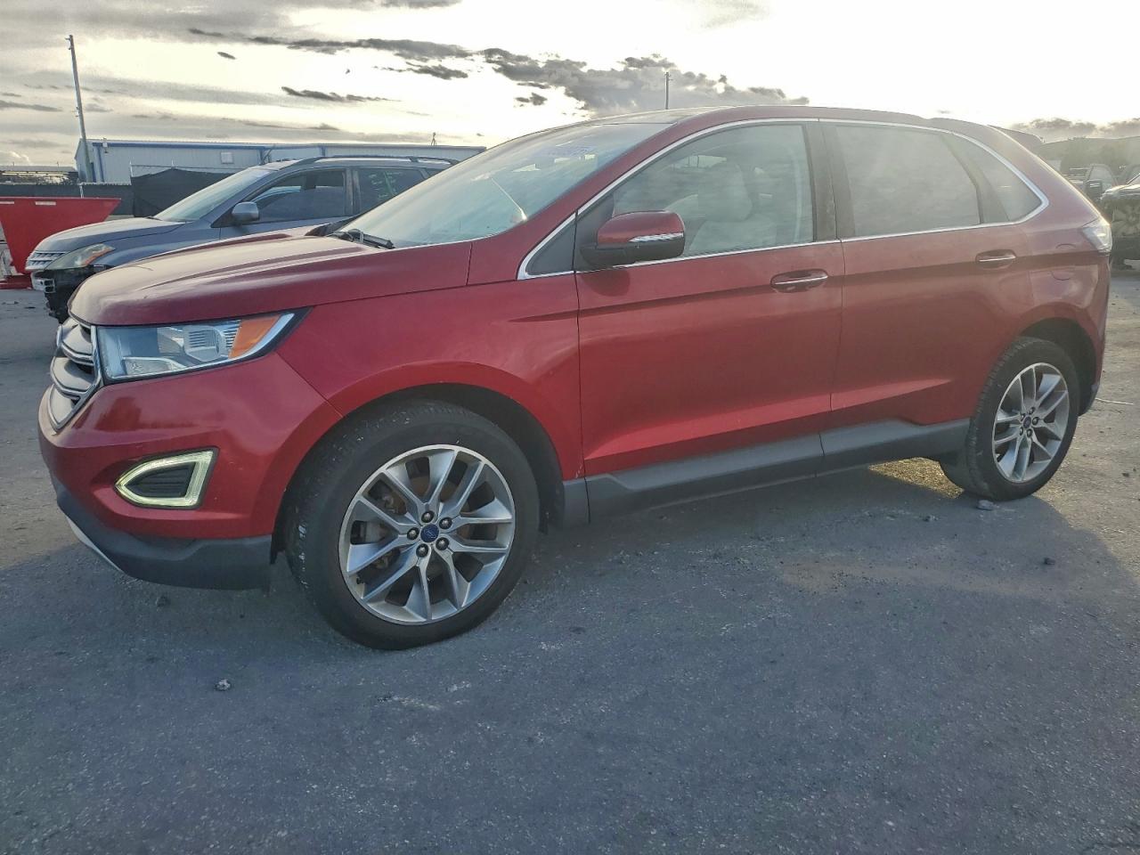 Lot #3318896952 2018 FORD EDGE TITAN