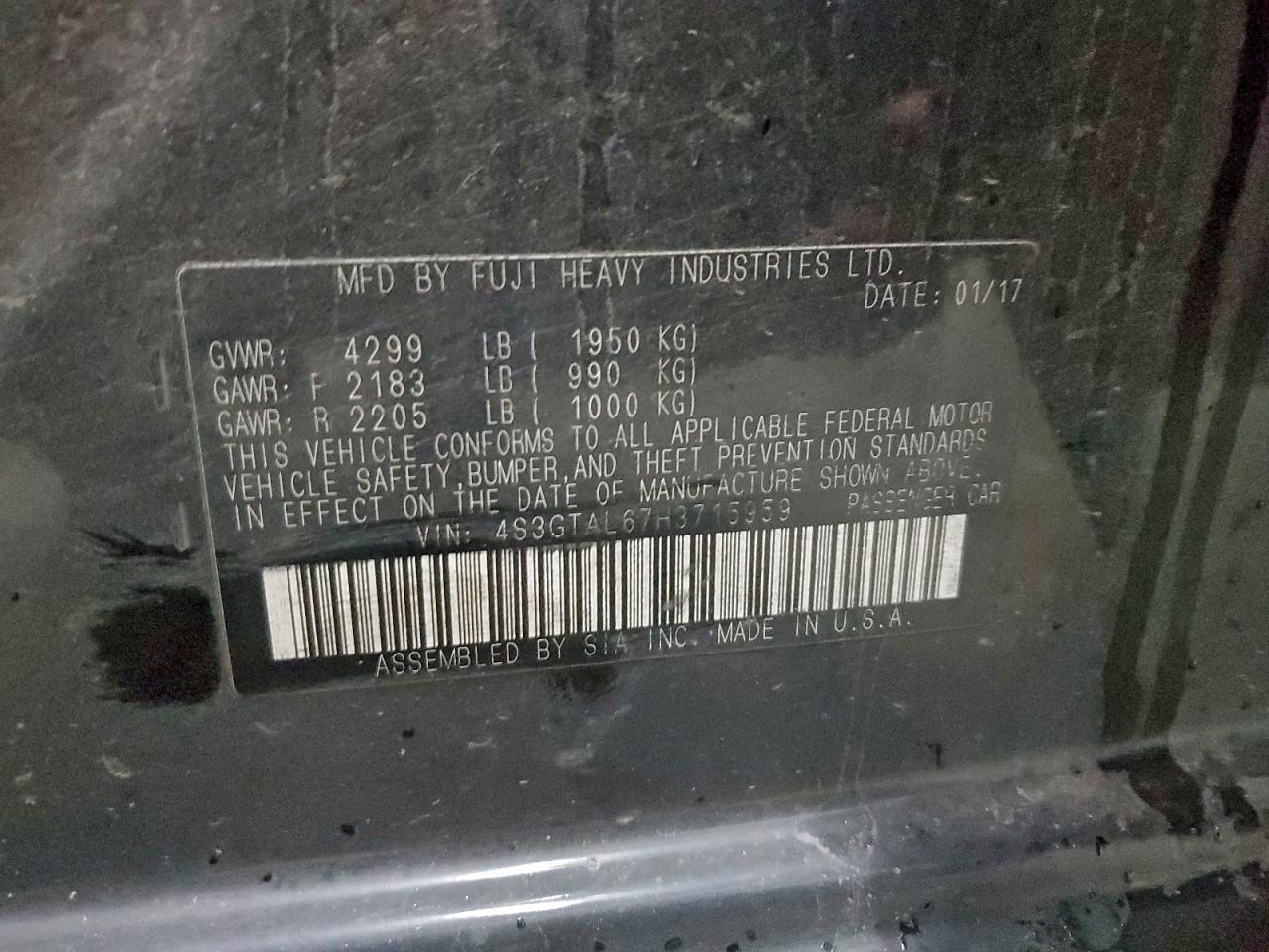 SUBARU IMPREZA SPORT