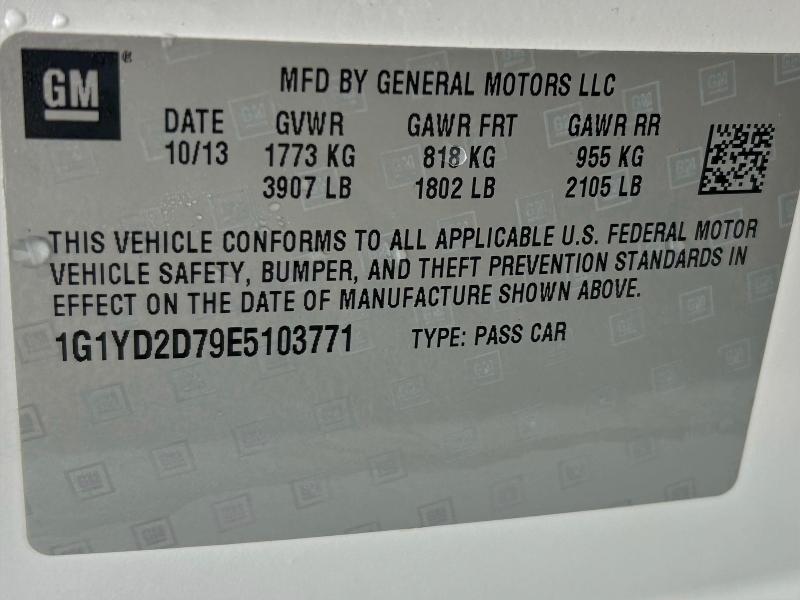 2014 CHEVROLET CORVETTE S #3304429584