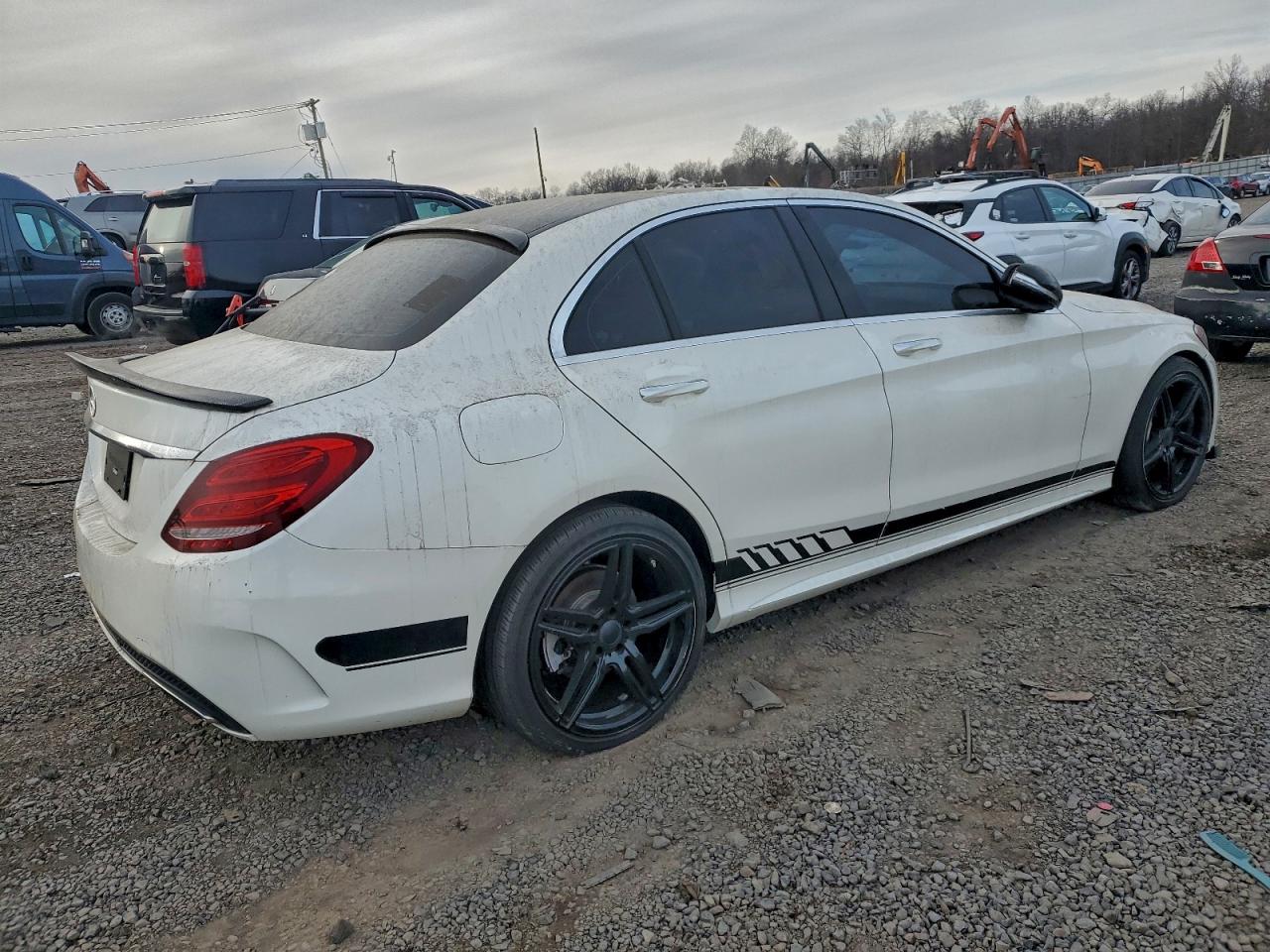 Lot #3311515245 2015 MERCEDES-BENZ C 300 4MAT