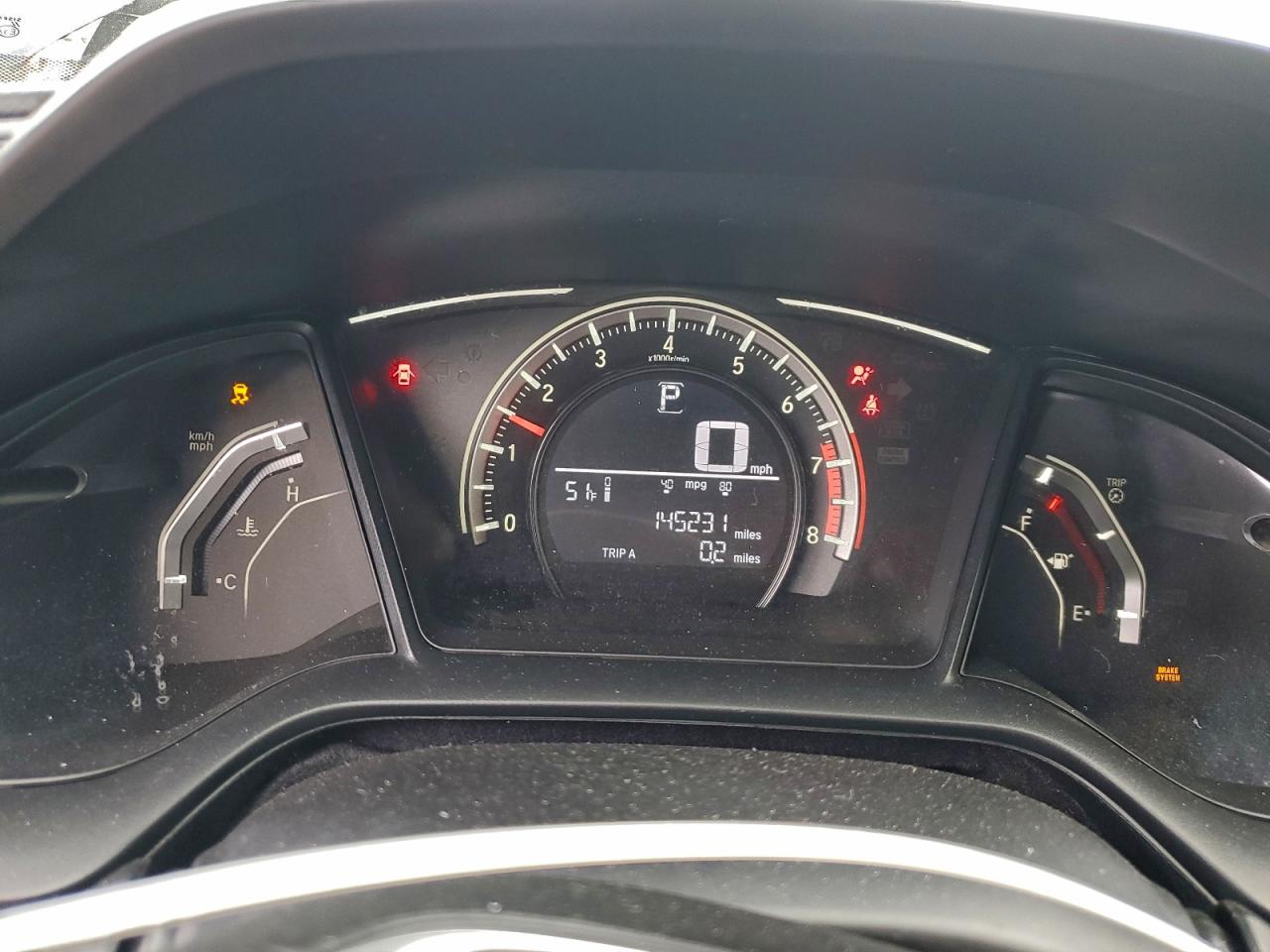 Lot #3317917903 2017 HONDA CIVIC LX