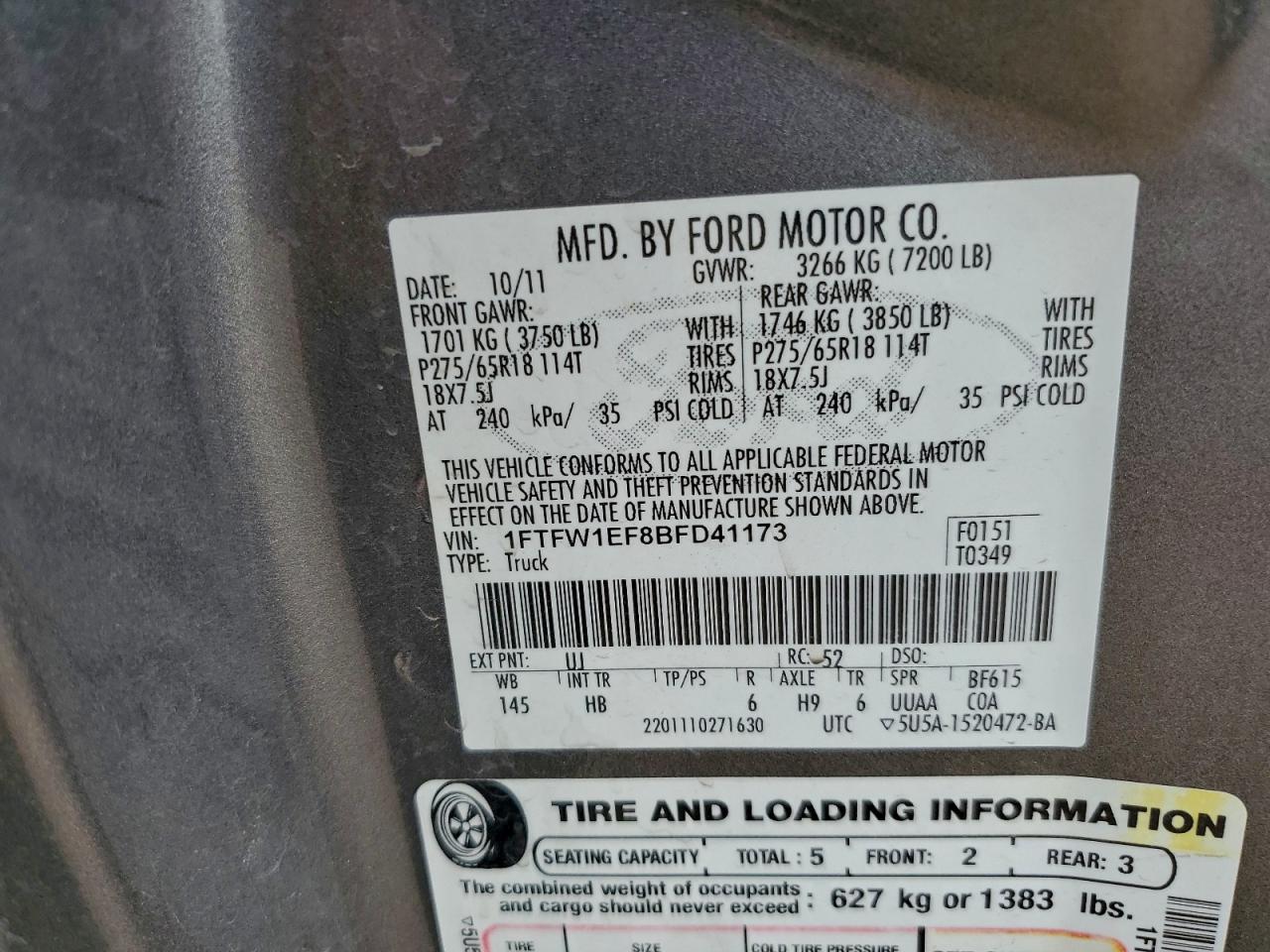 FORD F-150 SUPERCREW