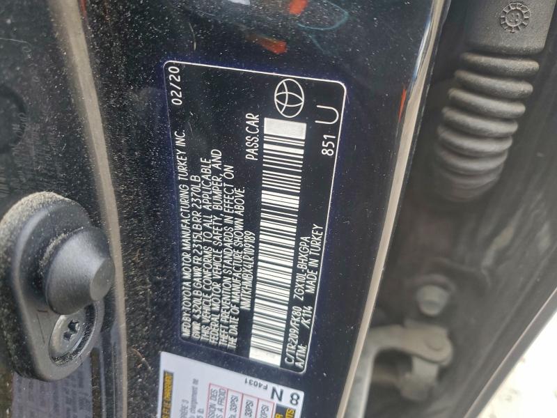 2020 TOYOTA C-HR XLE #3310593047