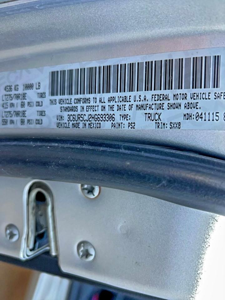 Lot #3304507461 2017 RAM 2500 ST