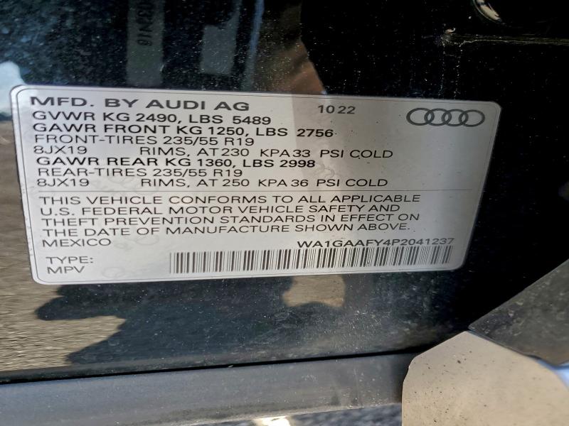 2023 AUDI Q5 PREMIUM #3316880127
