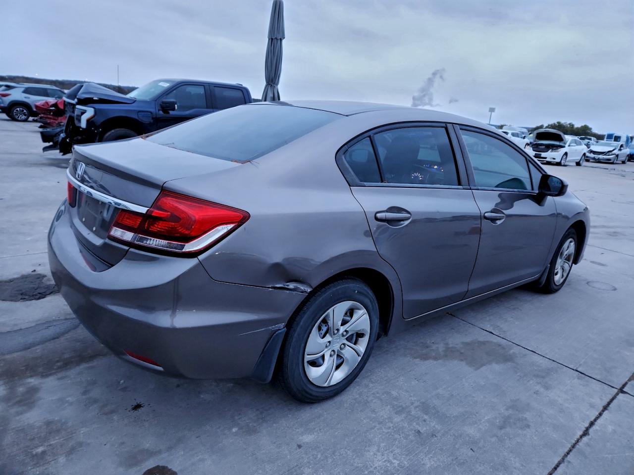 Lot #3307718707 2014 HONDA CIVIC LX