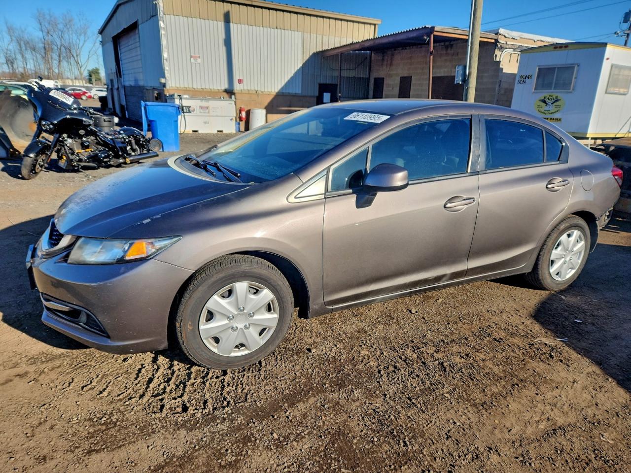 Lot #3315562801 2013 HONDA CIVIC LX