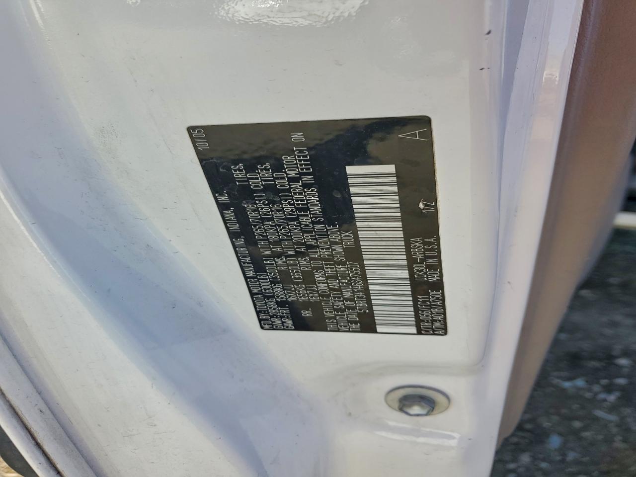 Lot #3311678222 2006 TOYOTA TUNDRA ACC