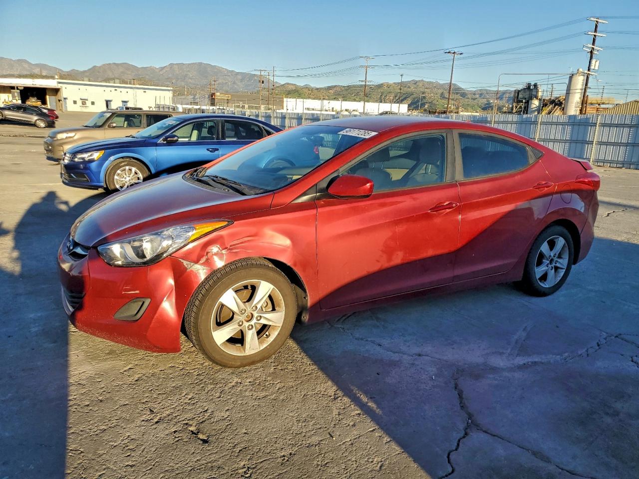 Lot #3309605622 2011 HYUNDAI ELANTRA GL