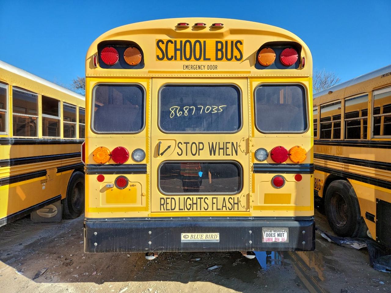Lot #3305292306 2012 BLUE BIRD SCHOOL BUS