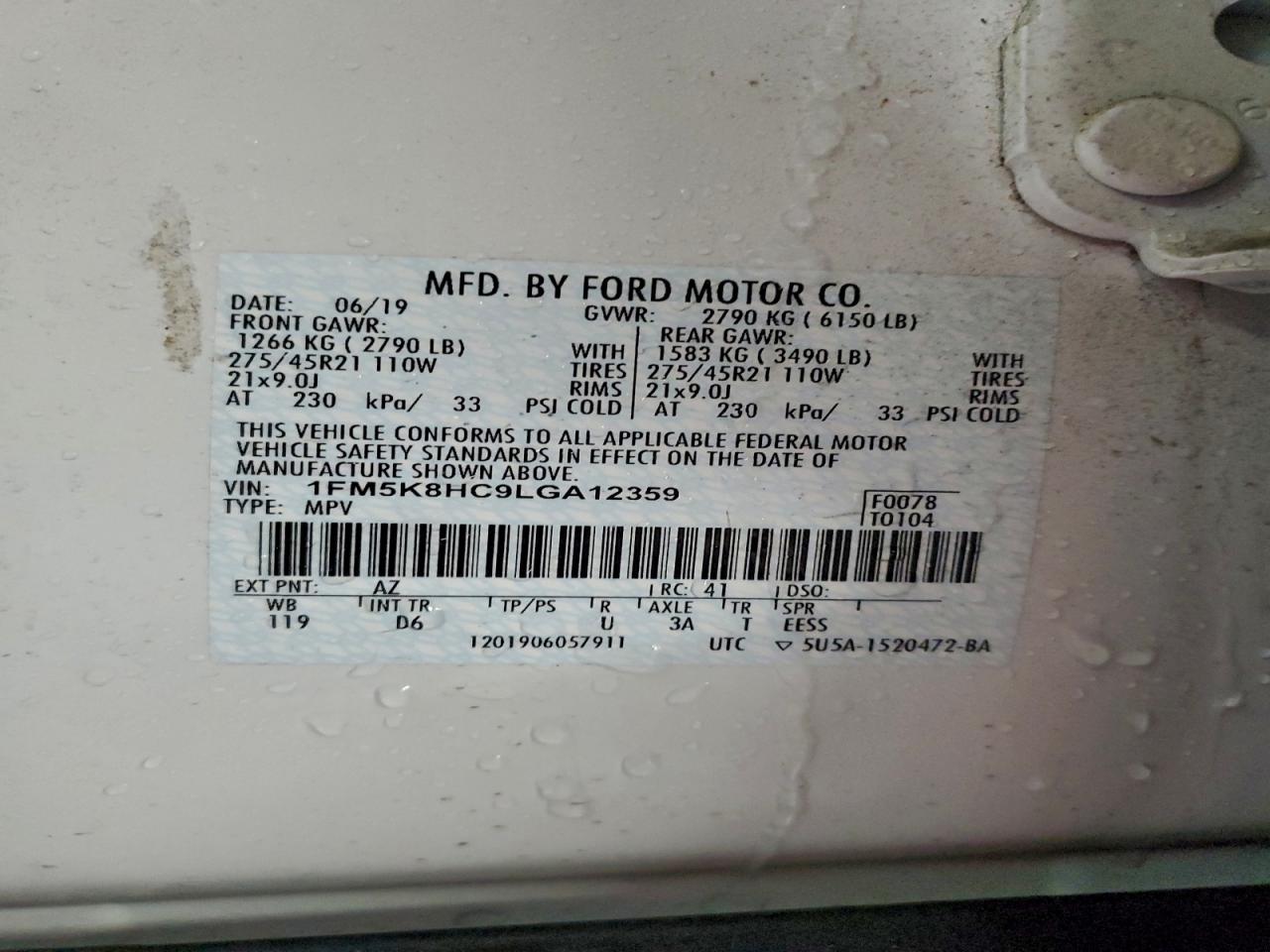 FORD EXPLORER PLATINUM