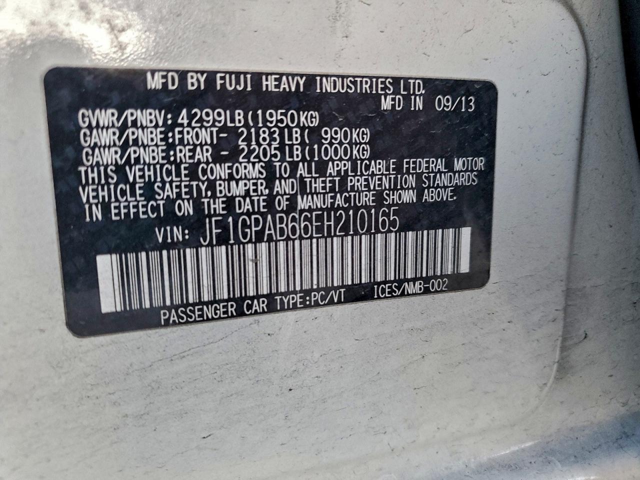 SUBARU IMPREZA PREMIUM