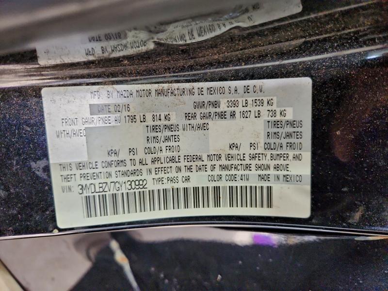 2016 TOYOTA SCION IA #3304595456