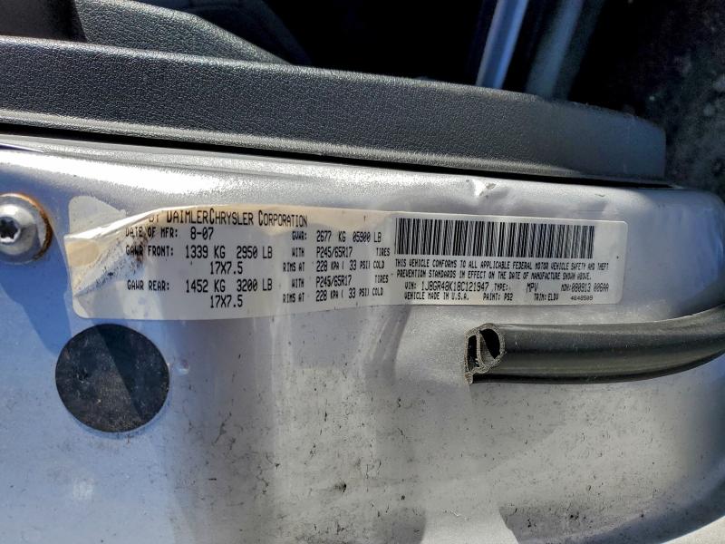 2008 JEEP GRAND CHER #3309468575