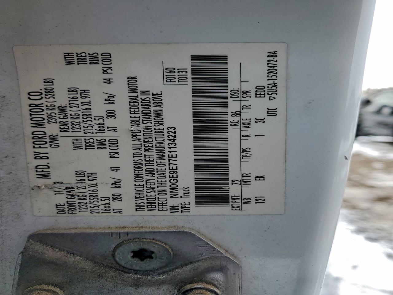 FORD TRANSIT CONNECT XL