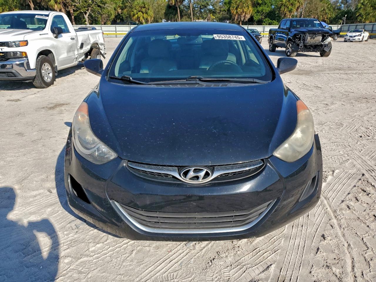 Lot #3312475618 2012 HYUNDAI ELANTRA GL