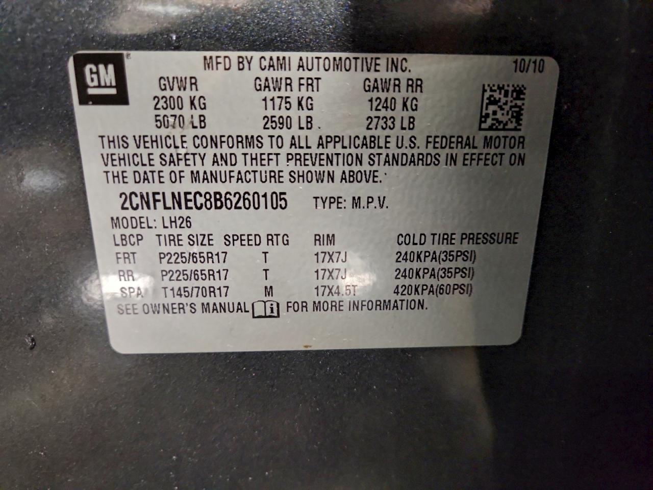 CHEVROLET EQUINOX LT