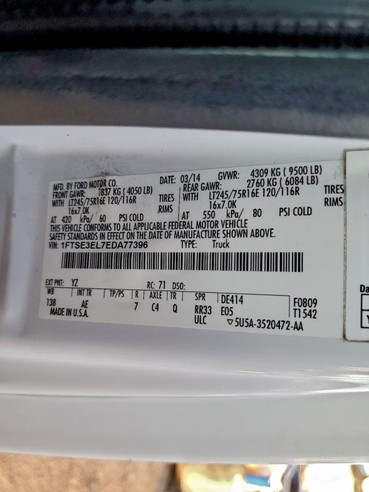 FORD E-350 E350 SUPER DUTY VAN