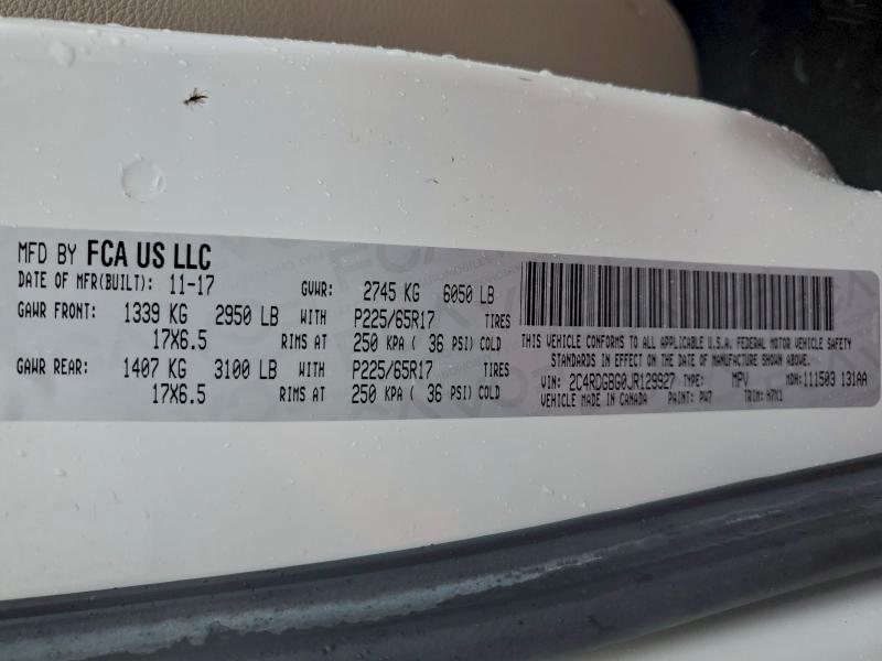 2018 DODGE GRAND CARA #3308360276