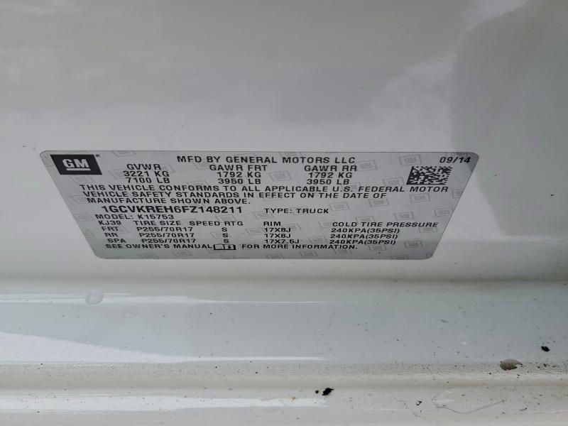 2015 CHEVROLET SILVERADO #3305351320