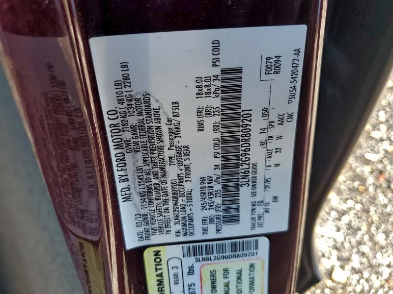 2013 LINCOLN MKZ #3304363596