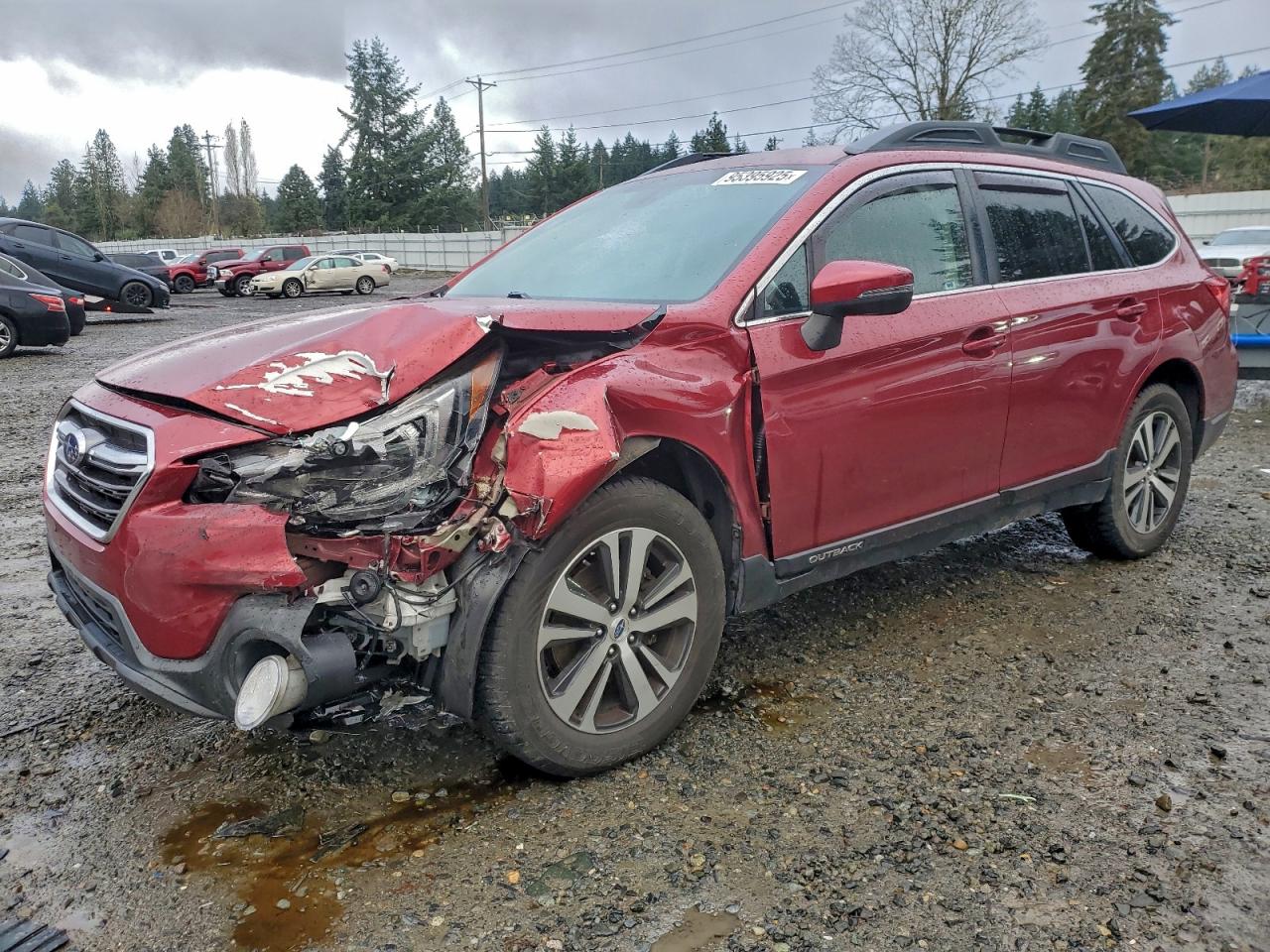 Lot #3316081279 2019 SUBARU OUTBACK 2.