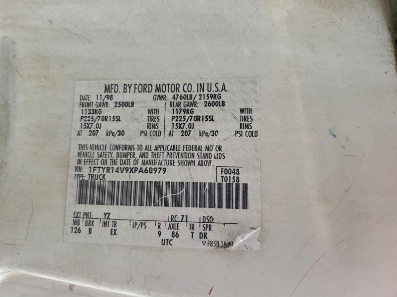 1999 FORD RANGER SUP #3316028342