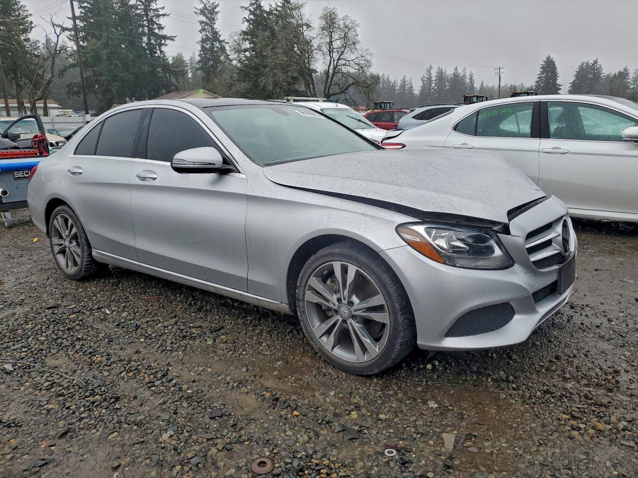 Lot #3315758354 2017 MERCEDES-BENZ C 300 4MAT
