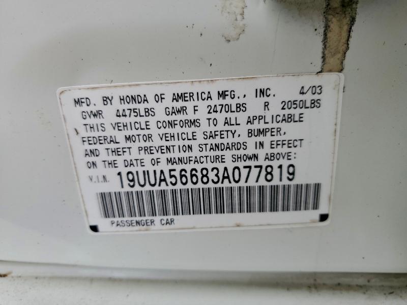 2003 ACURA 3.2TL #3310408990