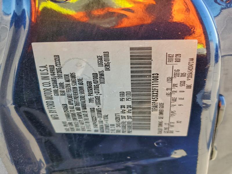 2002 FORD MUSTANG GT #3302891897