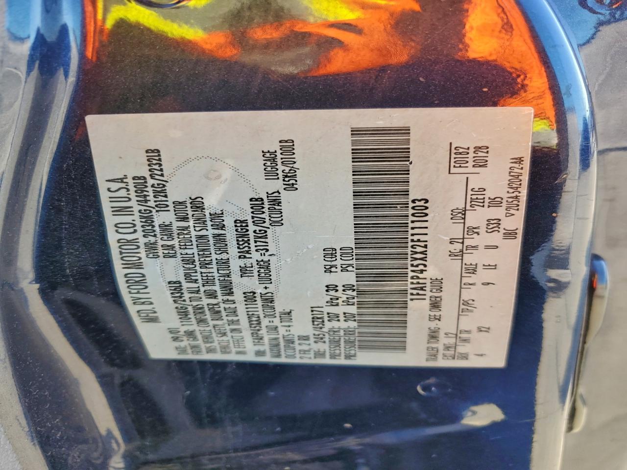 Lot #3302891897 2002 FORD MUSTANG GT