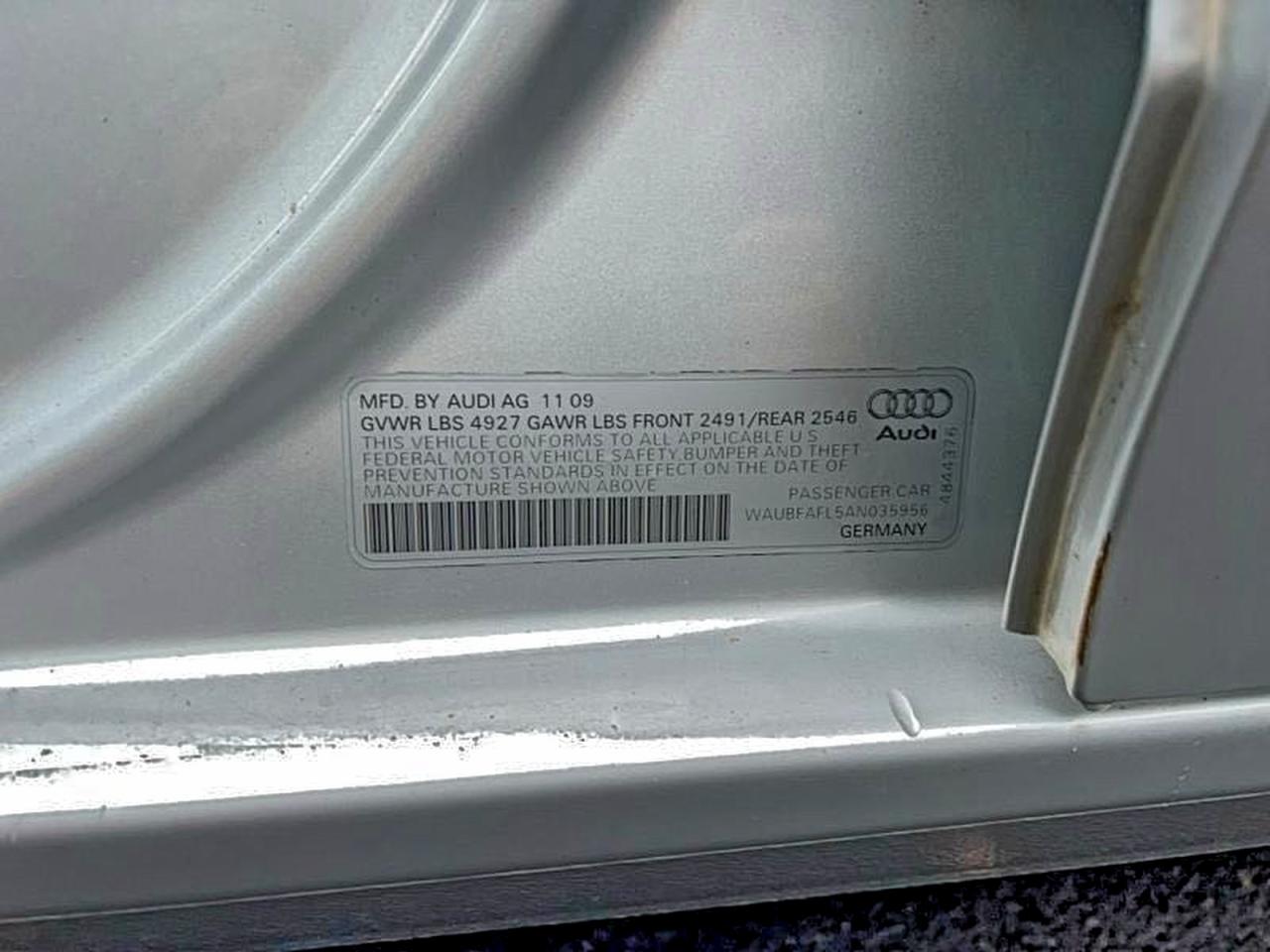 Lot #3309212645 2010 AUDI A4 PREMIUM