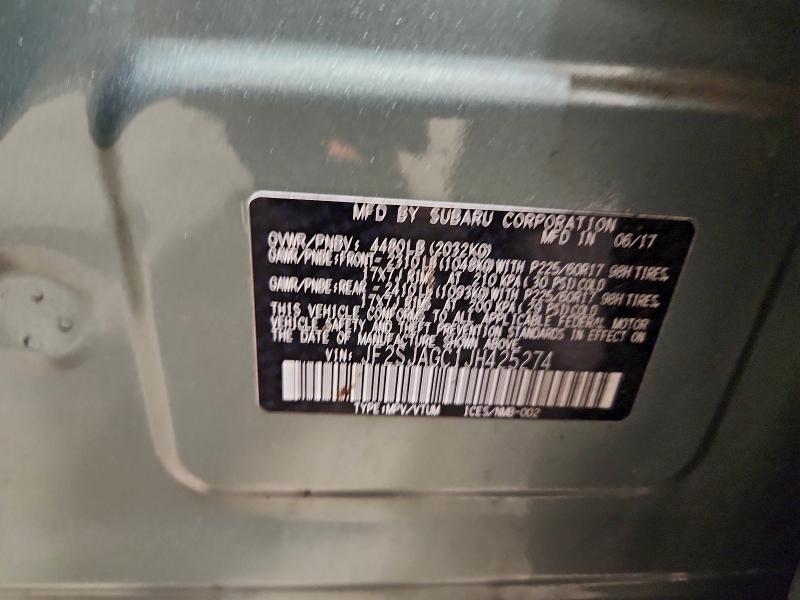 2018 SUBARU FORESTER 2 #3315886123