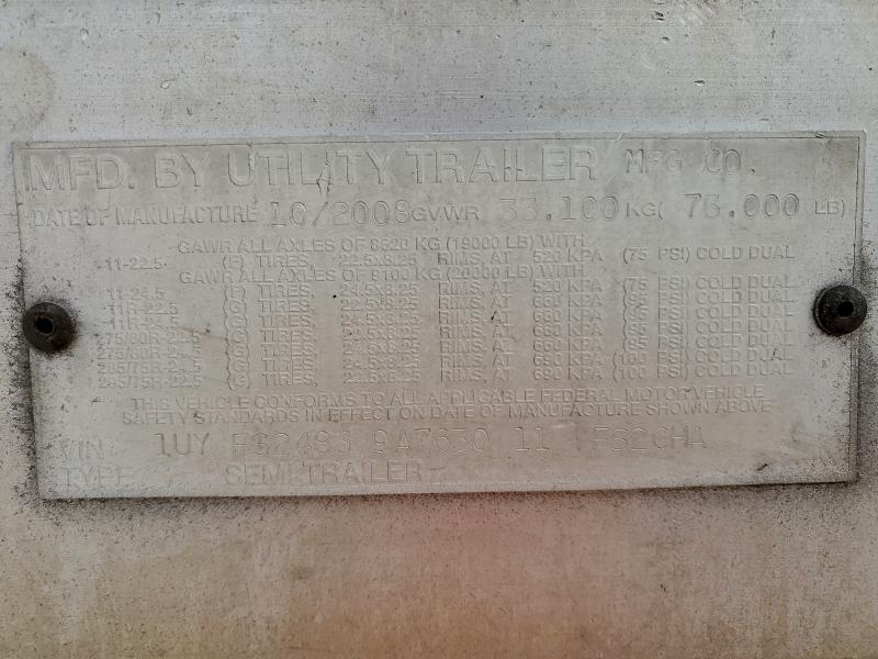 2009 UTILITY TRAILER #3302855954