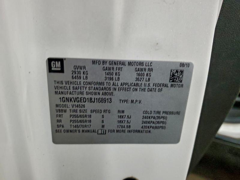 2011 CHEVROLET TRAVERSE L #3303772426