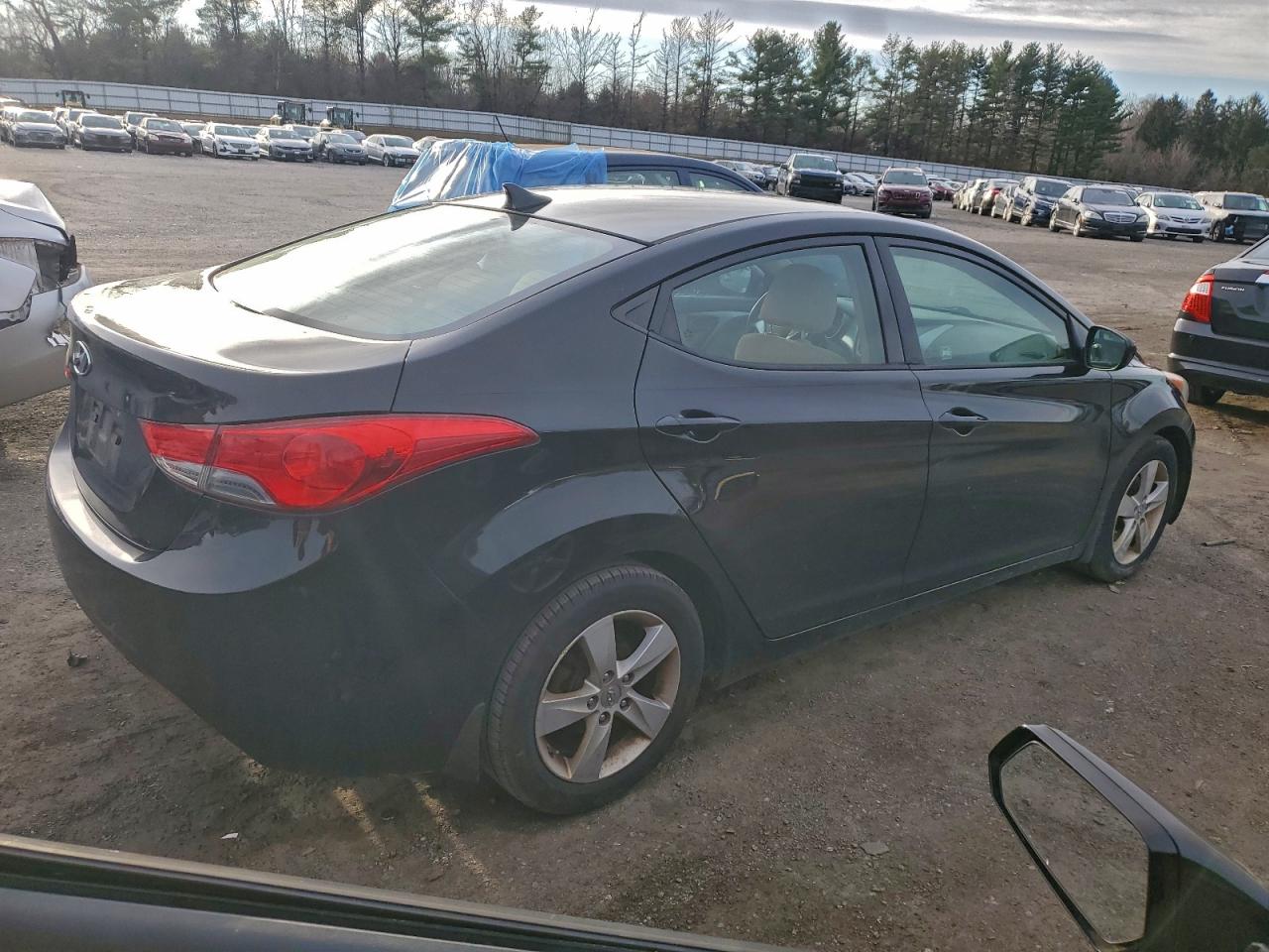 Lot #3301802350 2013 HYUNDAI ELANTRA GL