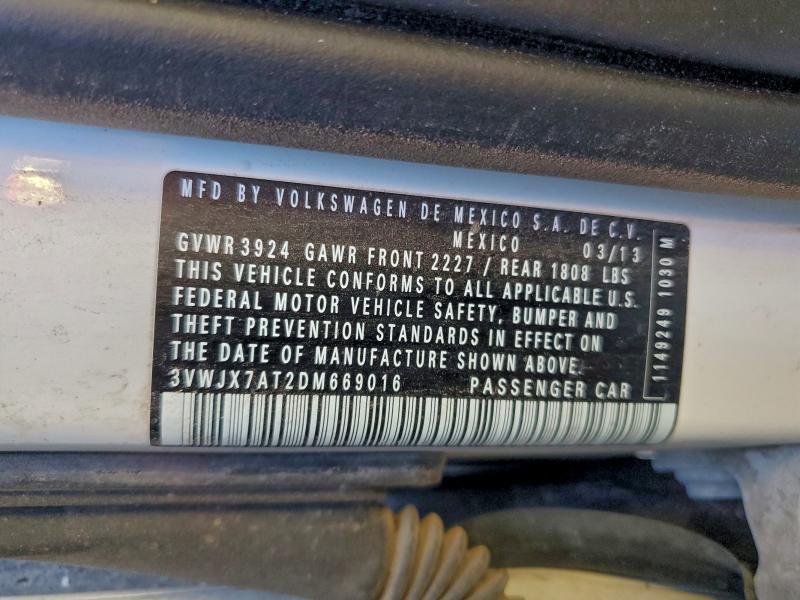 2013 VOLKSWAGEN BEETLE #3311639227